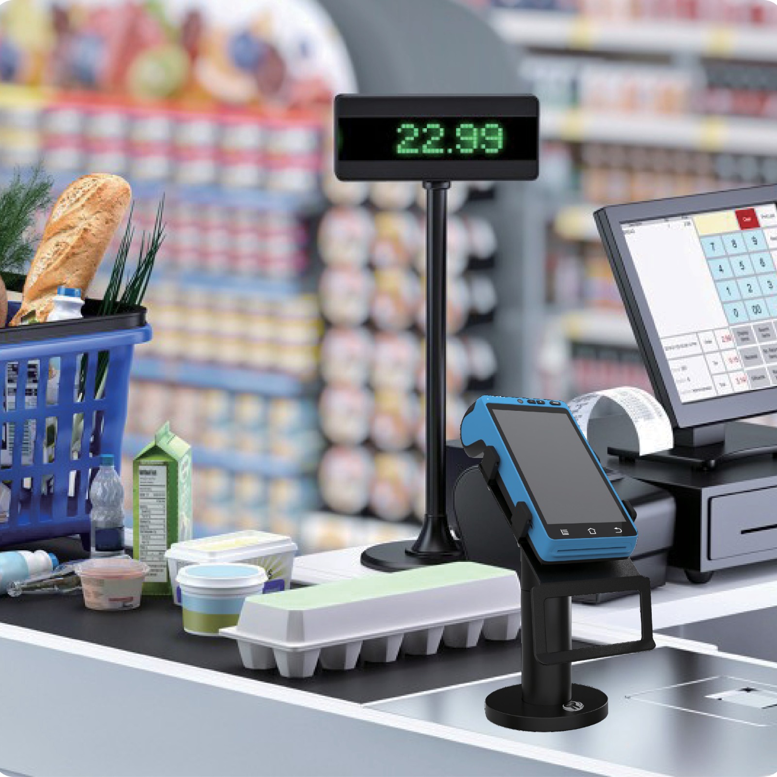  يوفو حامل جهاز سحب الشبكات (POS) احترافي وعملي موديل 4923 