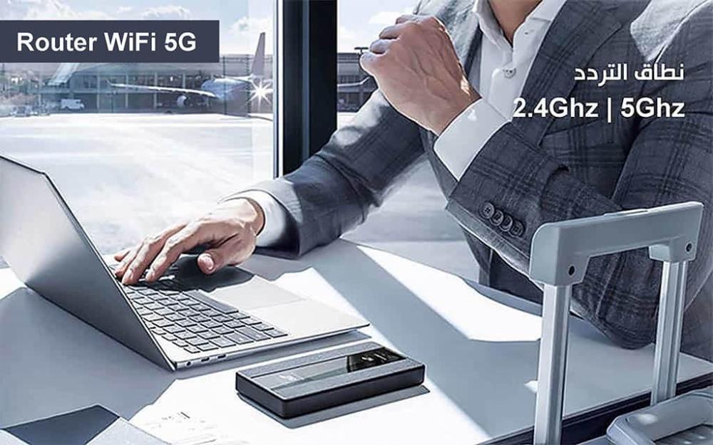  راوتر هواوي  5G واي فاي برو 5 المتنقل - بطاريه 7000 - سرعه 3600 