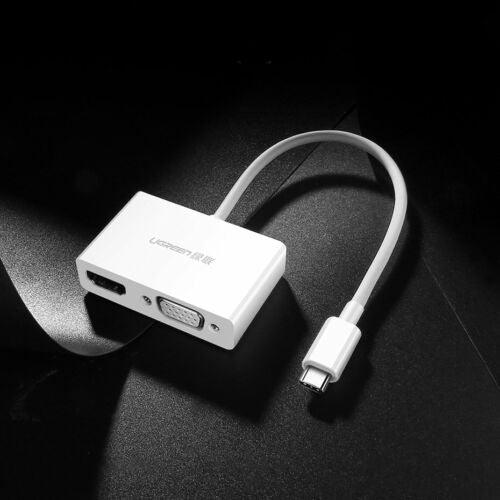  محول UGREEN من النوع C إلى HDMI+VGA  