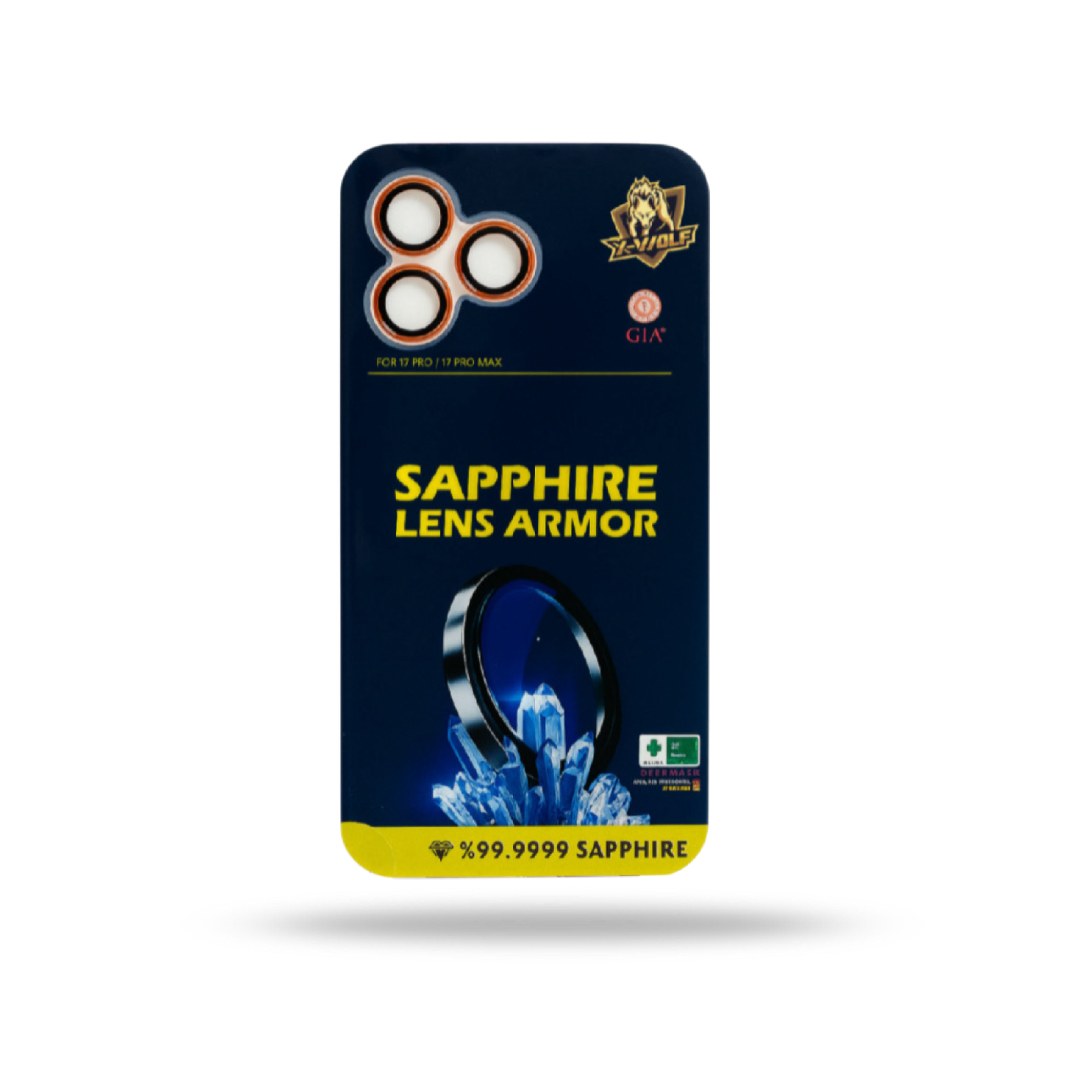  حماية كاميرا SAPPHIRE الياقوت لايفون 17برو و بروماكس - من اكس وولف 