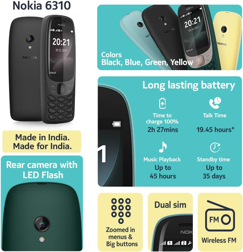   جوال نوكيا 6310 بشريحتين 