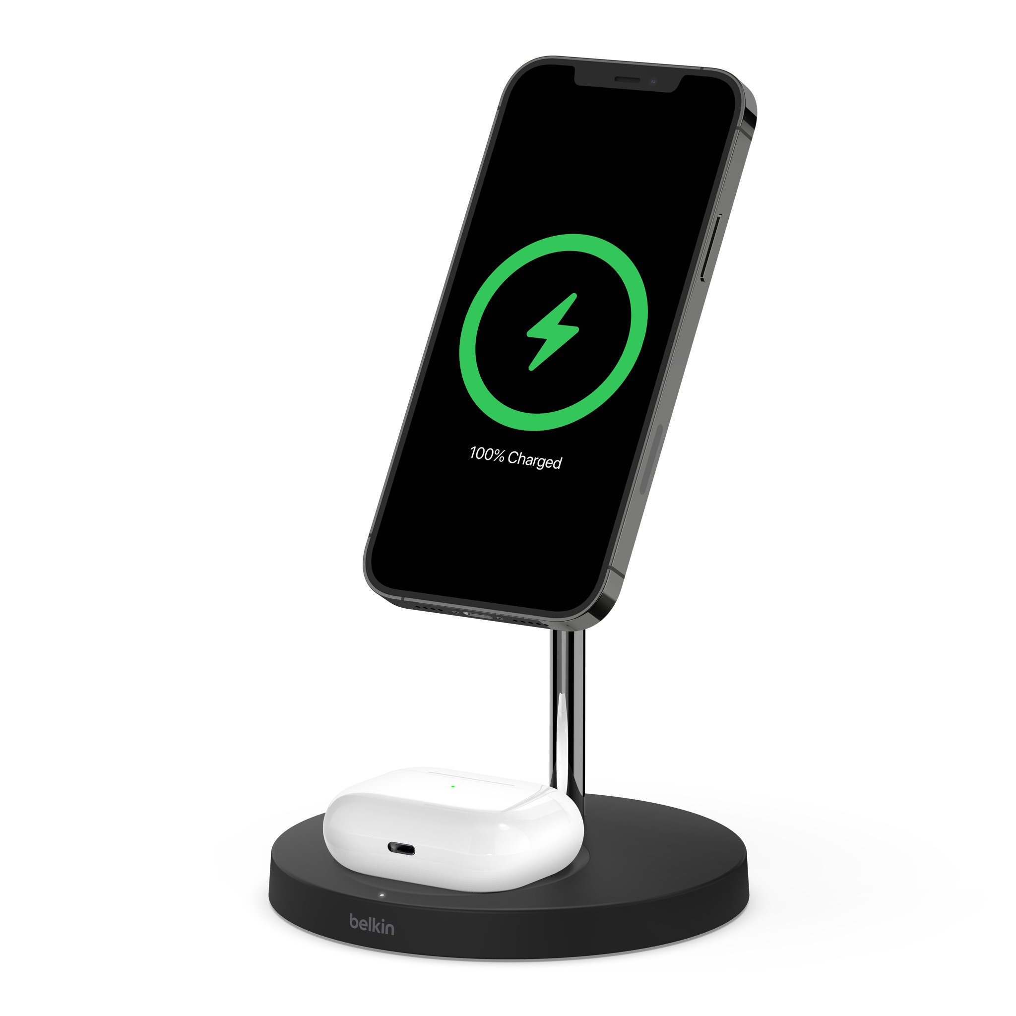  قاعدة الشحن BOOST↑CHARGE Pro بنظام 2 في 1 المتوافقة مع نظام MagSafe من بيلكن 