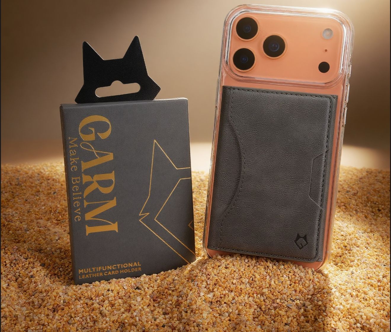  محفظة بطاقات ماق سيف من قرم 