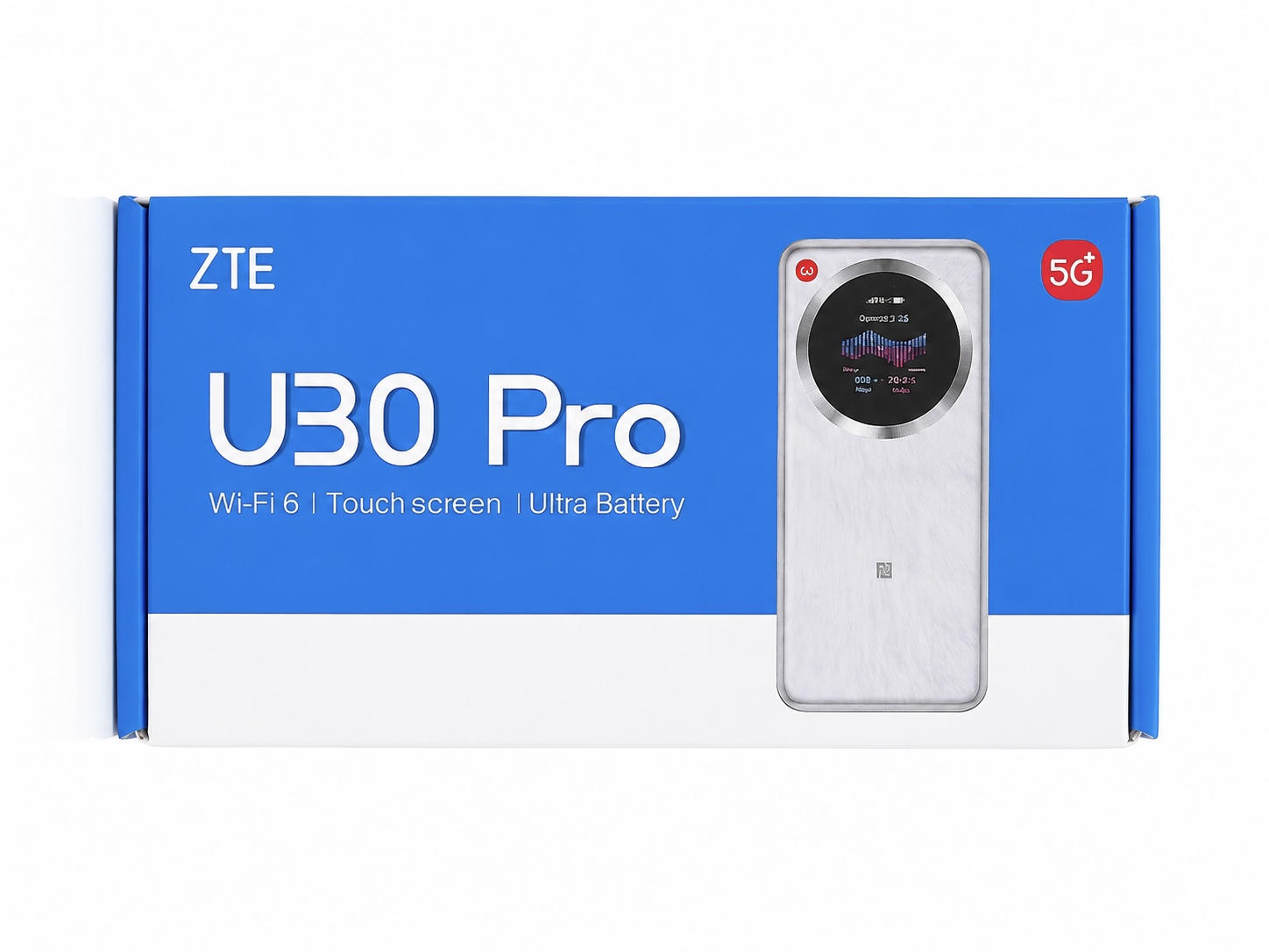  راوتر ZTE U30 Pro 5G المتنقل - تقنية Wi-Fi 6 وبطارية تدوم حتى 12 ساعة مع شاشة لمس ذكية 