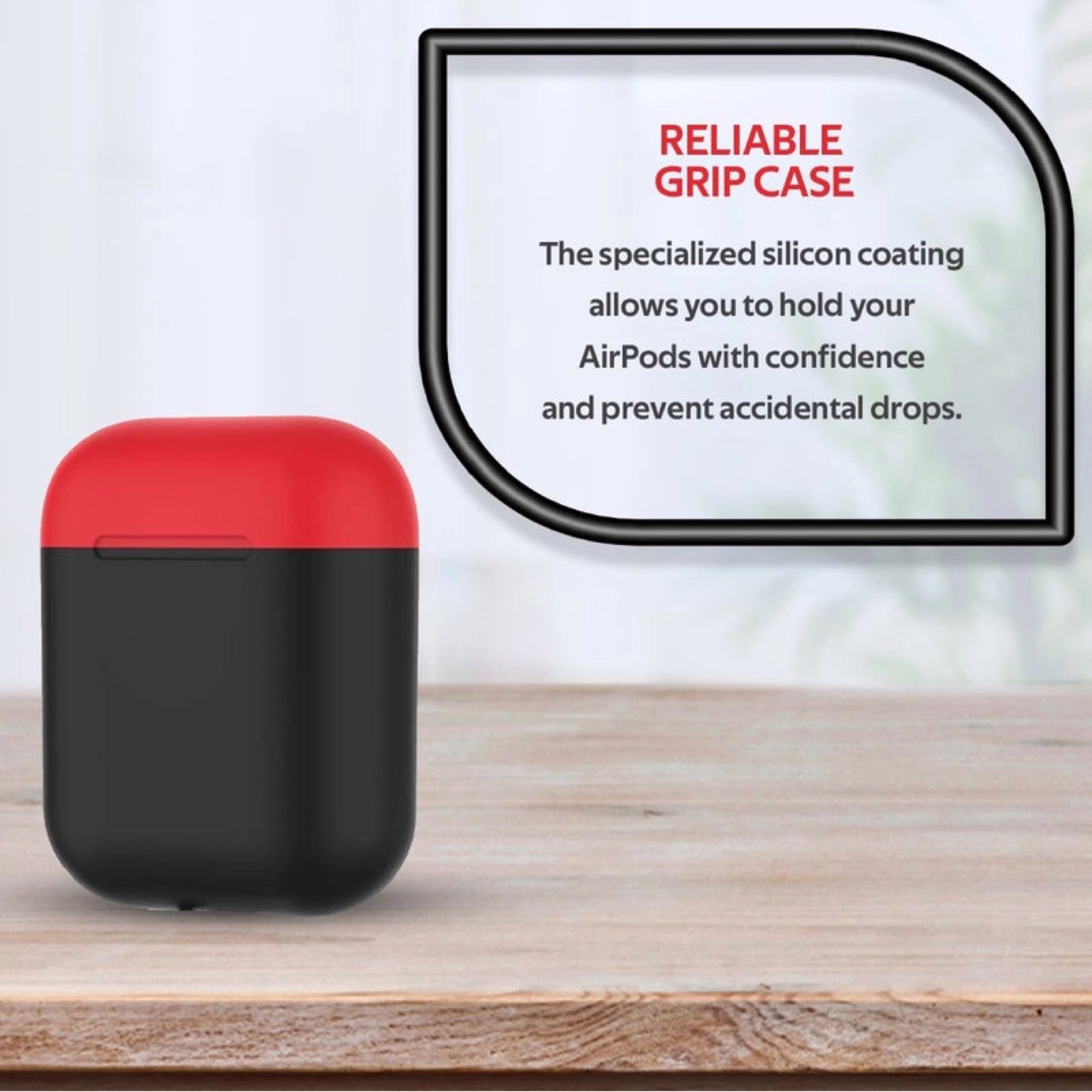  كفر ايربودز بطبقتين PROMATE Dual-Toned Multi-Design Protective Case 