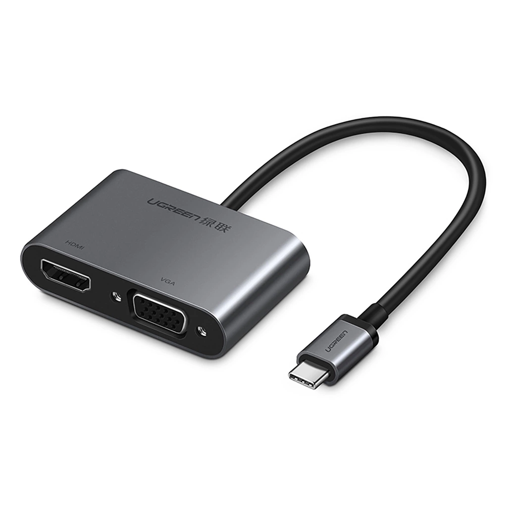  يوجرين محول USB-C إلى HDMI / VGA 