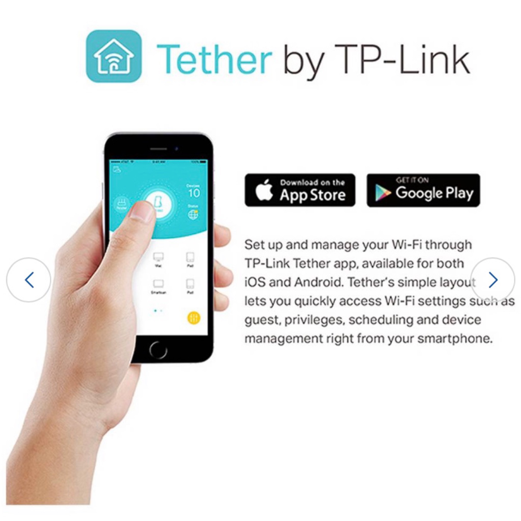  موسع نطاق واي فاي (مقوي) مزدوج النطاق TP-Link RE200 AC750 