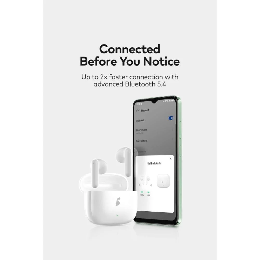  ايتل - سماعات أذن لاسلكية بصوت نقي واتصال سريع Buds Air 5i 