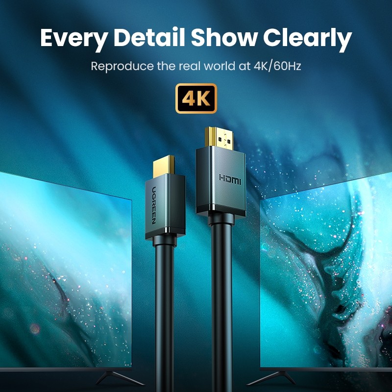  يوجرين كيبل HDMI  الطرفين - 4K - بطول 15 متر  