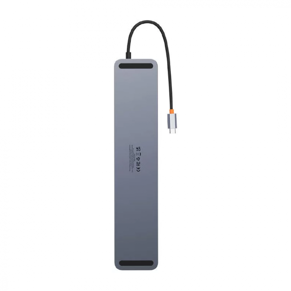  بيسوس - ELITEJOY GEN2 محول منافذ 12 في 1 - اسود 