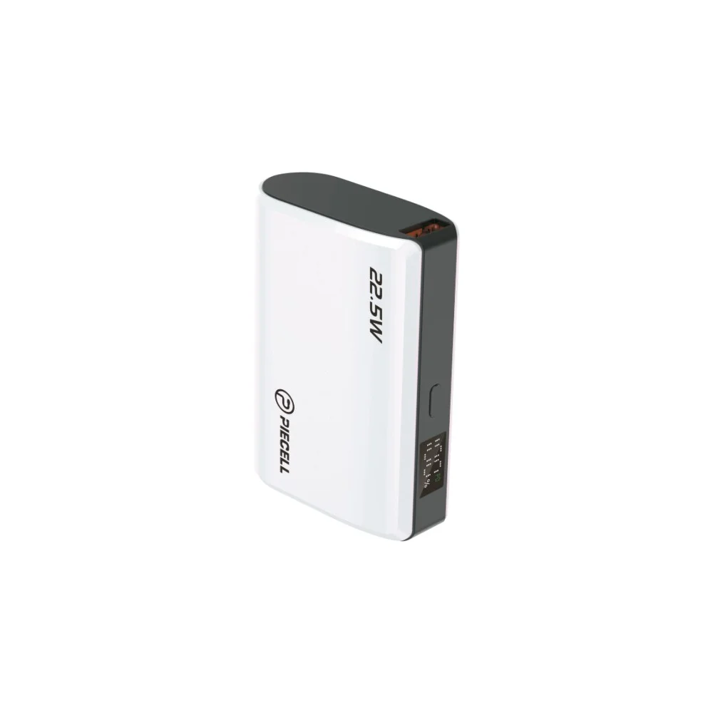  بايسل بطارية 22.5w سعة 10.000mAh - ابيض - u21 