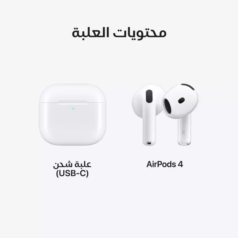  ابل ايربودز الجيل الرابع تايب سي بدون عزل 