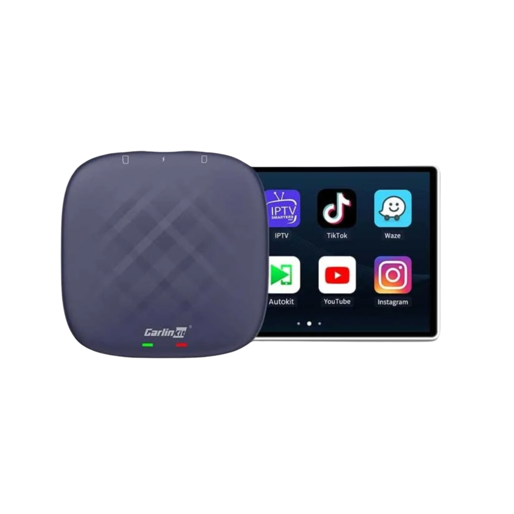  كارلينكيت مشغل Carplay لاسلكي نظام اندرويد 13 بسعة 128GB مع 8GB ذاكرة عشوائية يدعم 4G LTE 