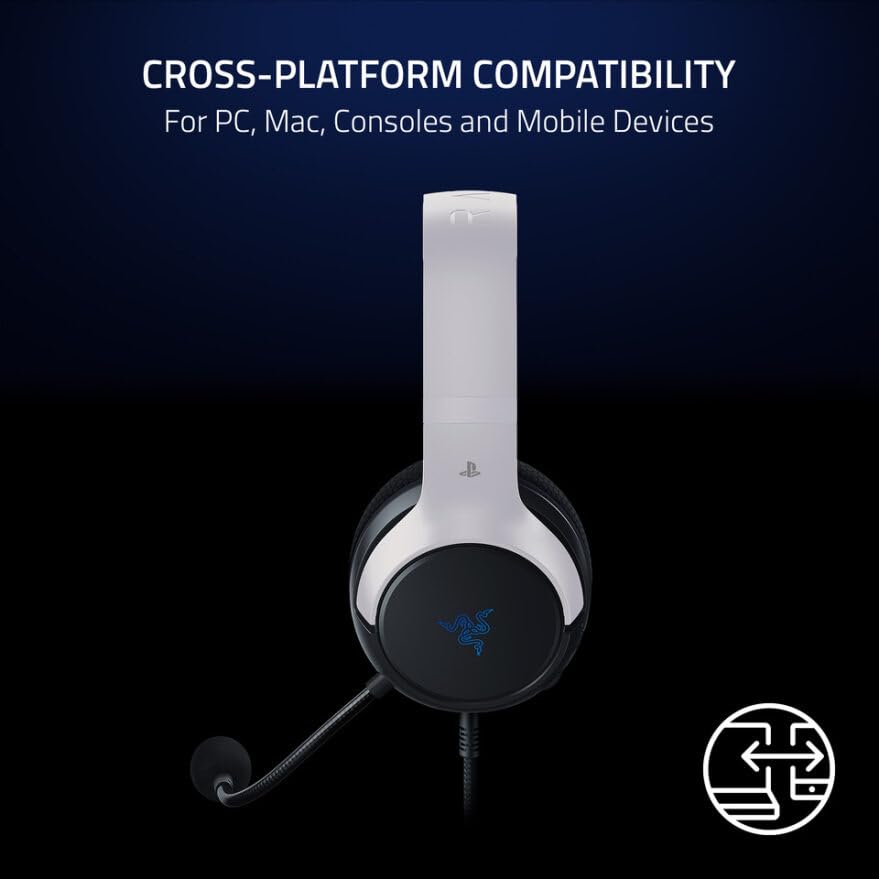  سماعة العاب سلكيه  Razer Kaira X ا على جهاز PS5 
