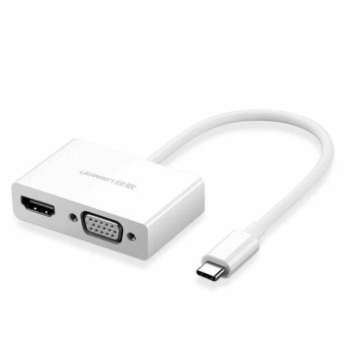  محول UGREEN من النوع C إلى HDMI+VGA  