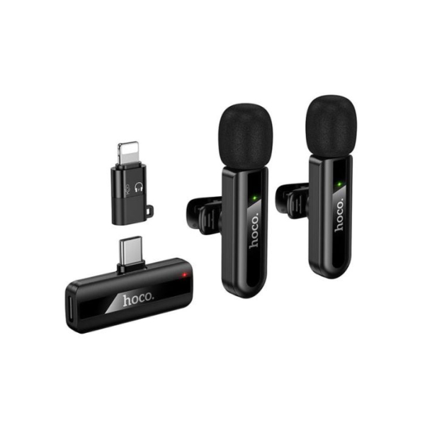  ميكروفون لاسلكي مزدوج من هوكو  L20A Fair (iP/Type-C) 
