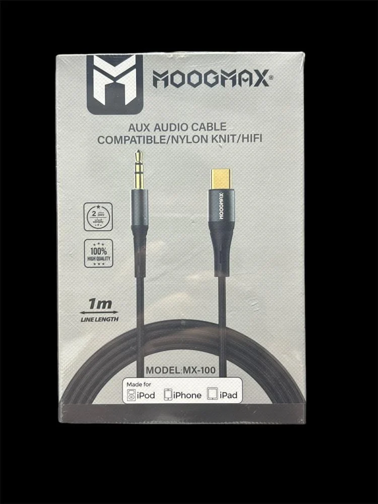  MOOGMAX موزع من TYPC الى AUX سلك 1M 