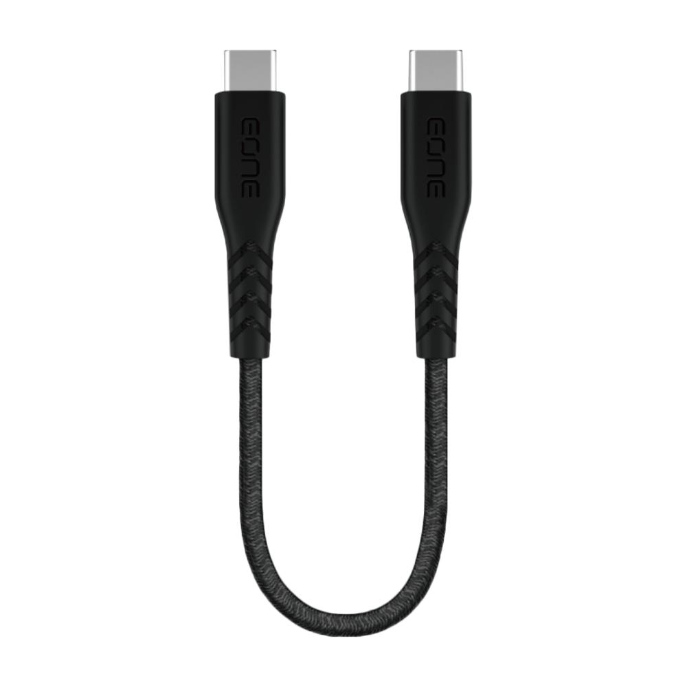  اي ون كيبل من C-USB إلى C-USB بطول 20 سم اسود 