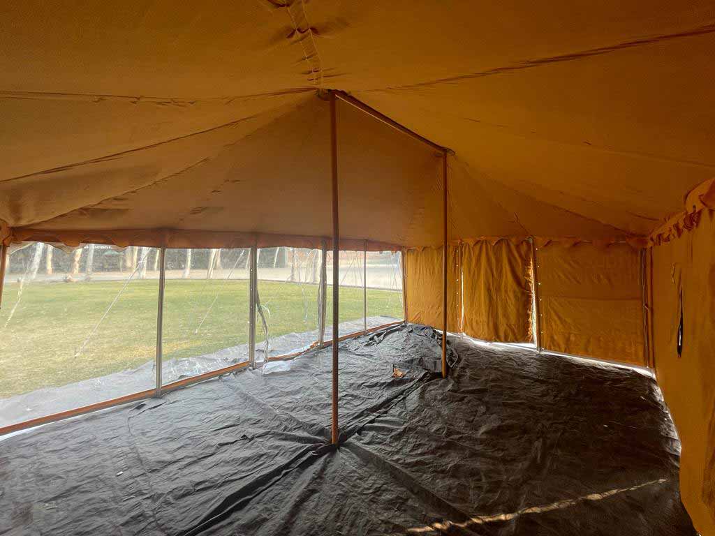  خيمة القصر رواق شفاف 4*6 ياردة 