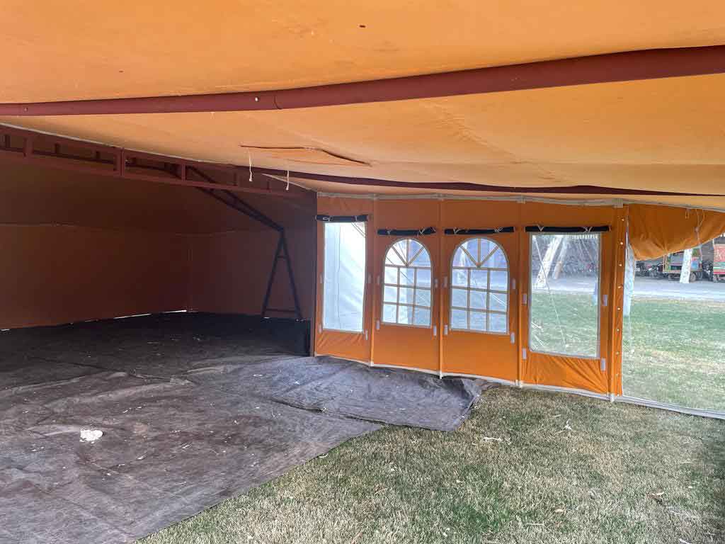  خيمة الصباح تنزاني مع مشب بانوراما 16 × 32 قدم 