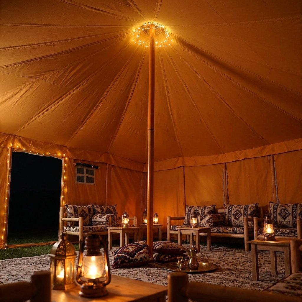  خيام صباحية الربيع 5*5 متر 