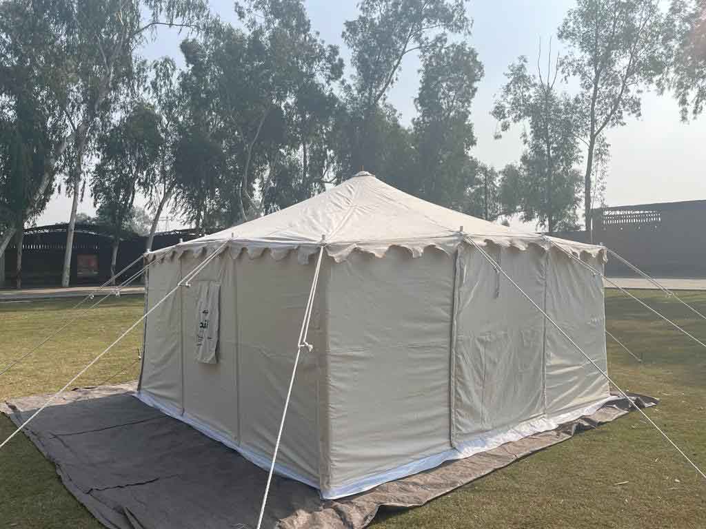  خيمة القصر رواق شفاف 4*4 ياردة 