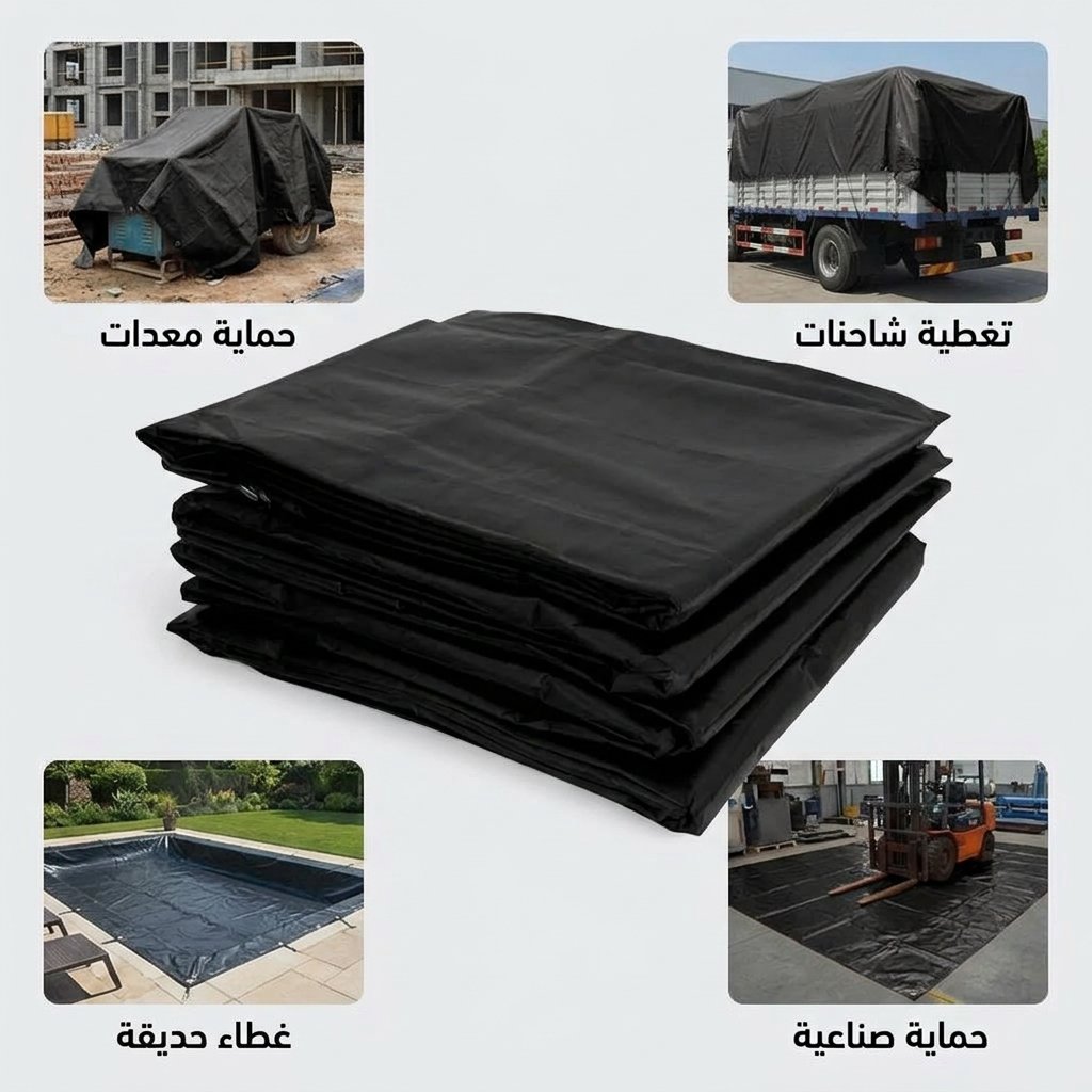  طربال السنيدي المشمع الأسود 180 جرام 