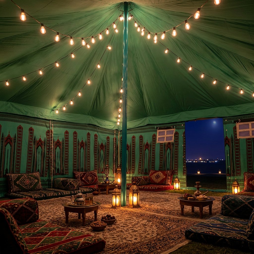  خيام صباحية الربيع 5*5 متر 