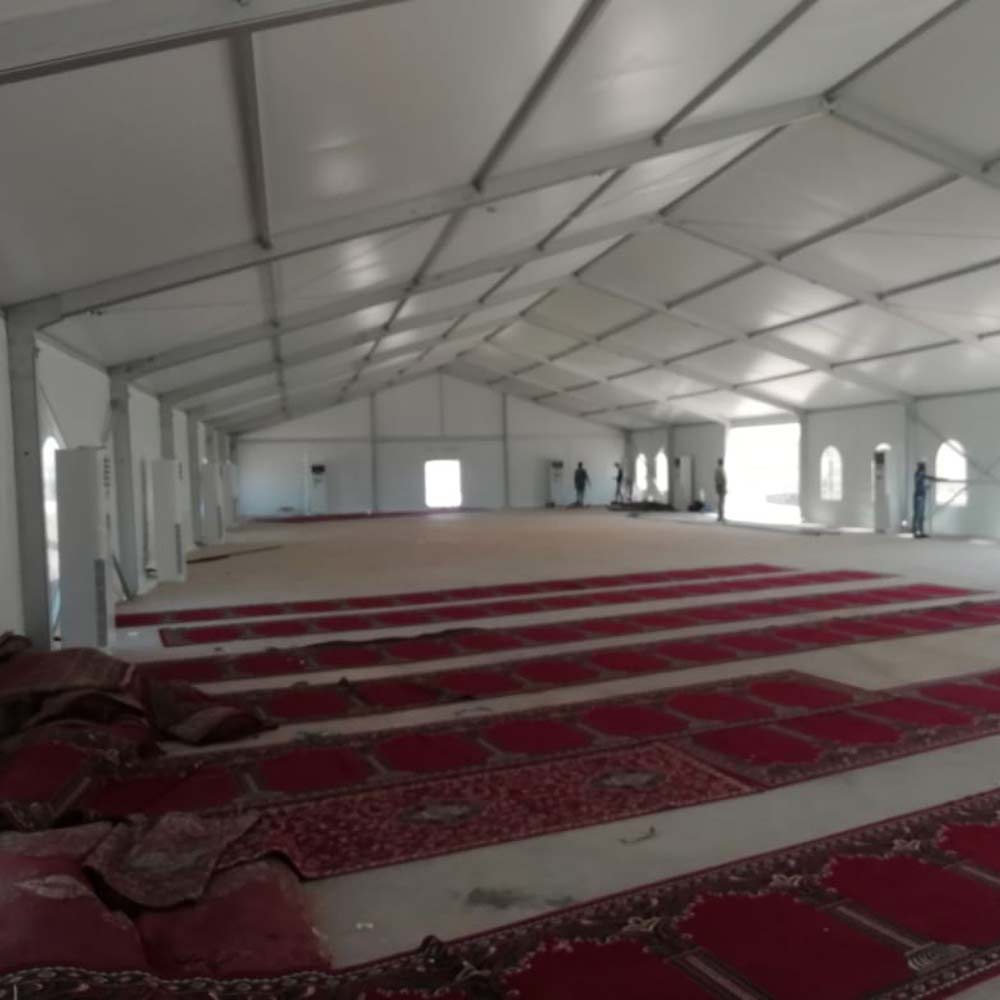  خيام بي في سي 15*25 م المونيوم بلاك اوت 