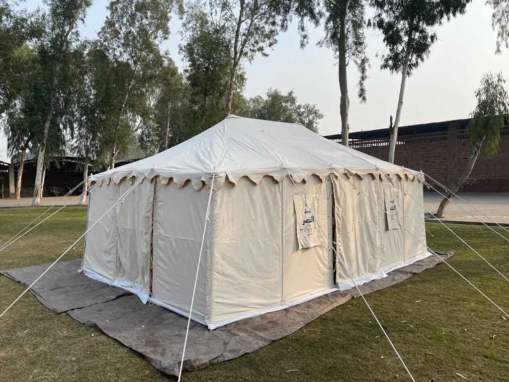  خيمة القصر رواق شفاف 4*6 ياردة 