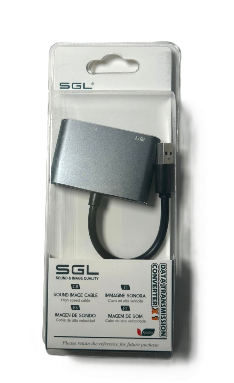 محول USB 3.0 إلى HDMI وVGA