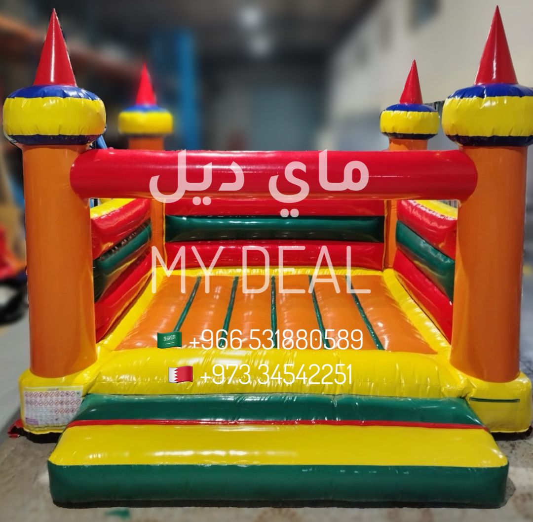 نطيطة هوائية ترفيهية مع درج كبير 4*4 متر