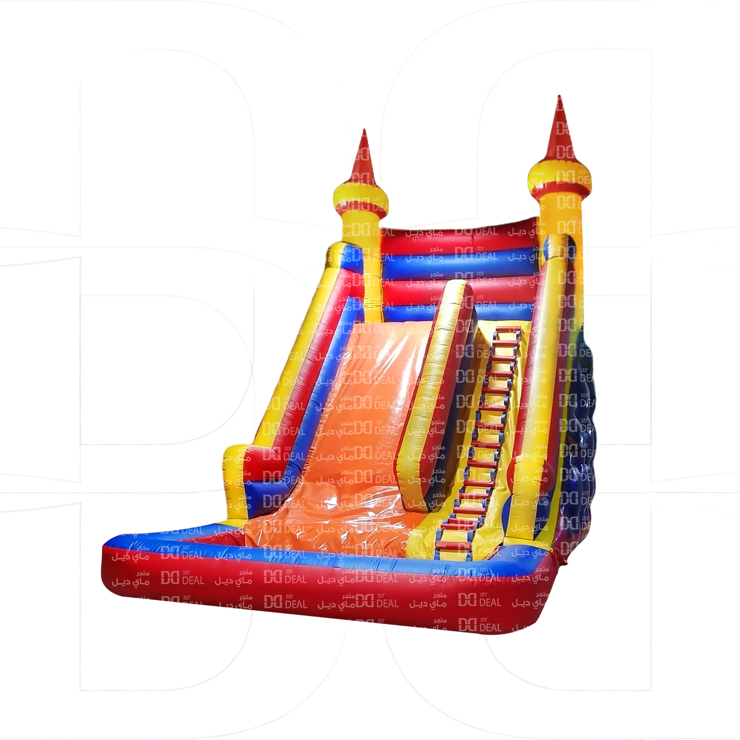 زحليقة مع مسبح مائي ومساكات يد 7*4*7 متر