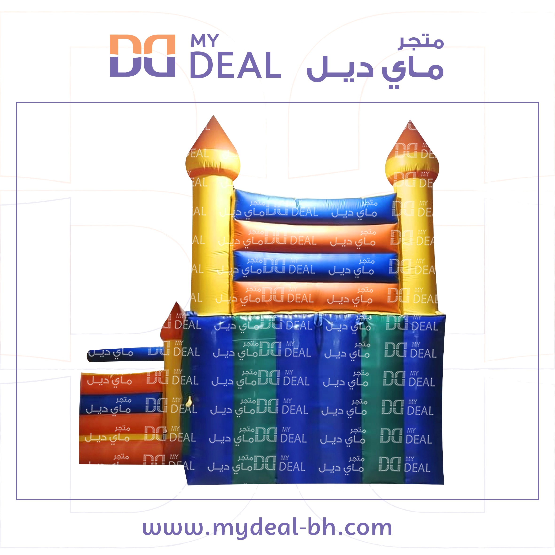 زحليقه هوائية مع نطيطة جانبية 5.50*7*5 متر 