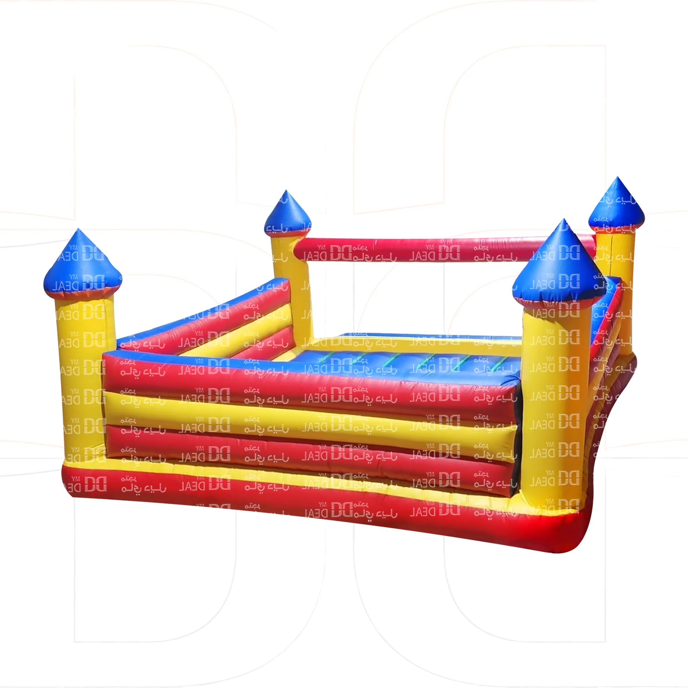 نطيطه هوائية بيت هزاز مع درج كبير  5*5 متر 