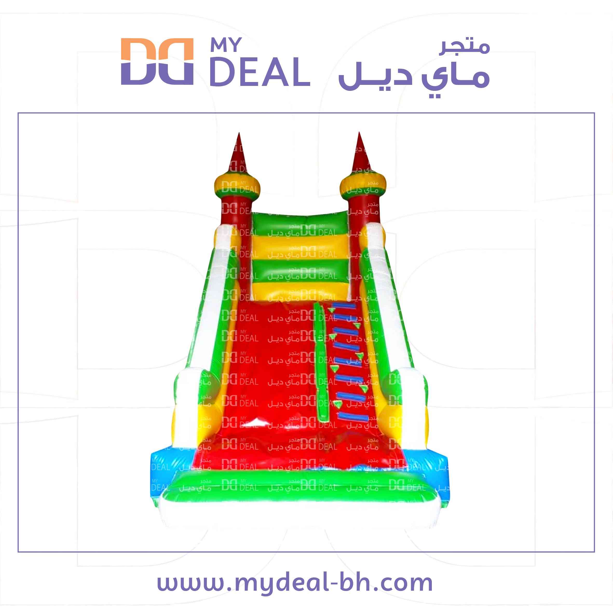 زحليقة مع درج كبير وسلم ومساكات يد طول 5.50 متر في عرض 3.30 متر في ارت
