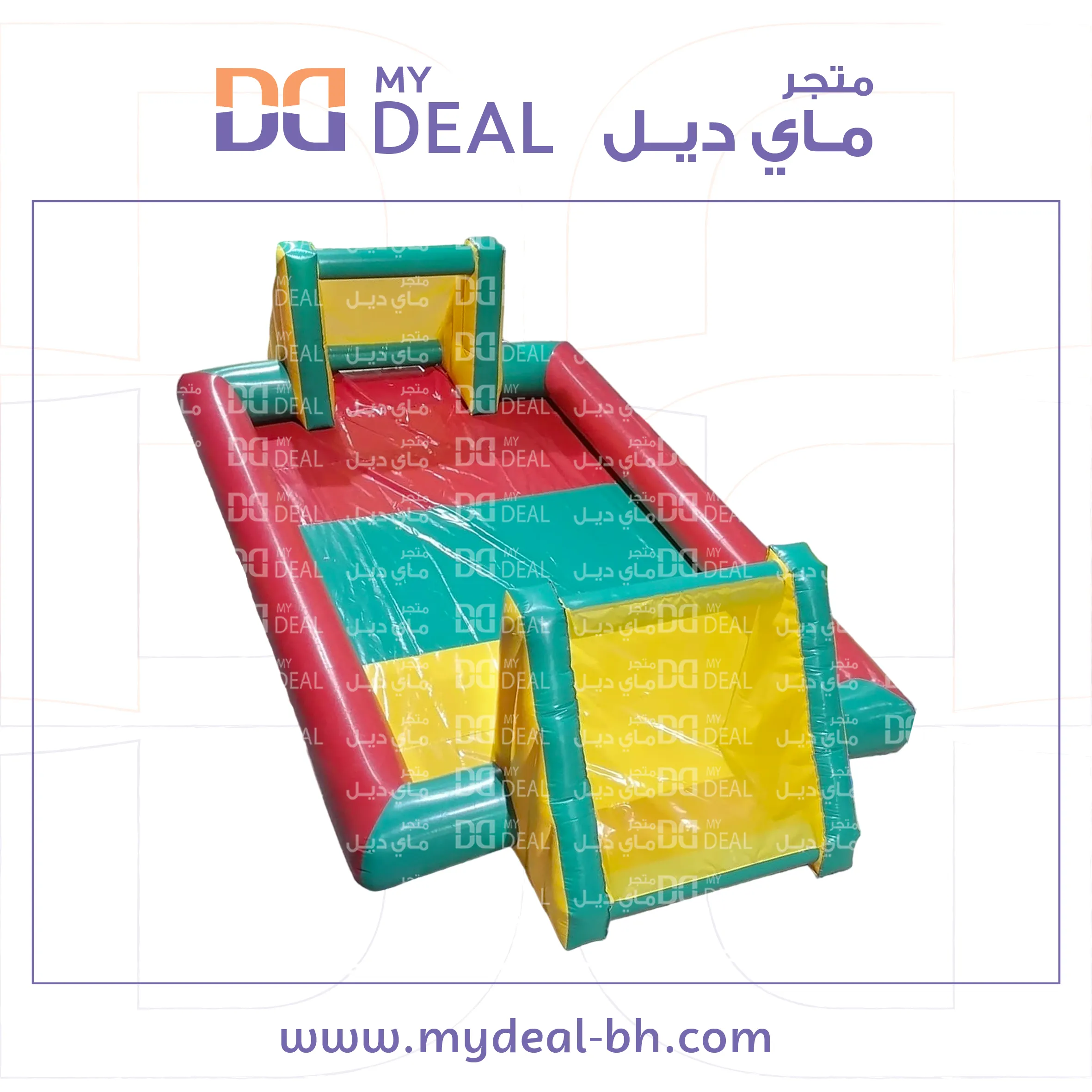 ملعب صابوني 8 * 4 متر ملون 