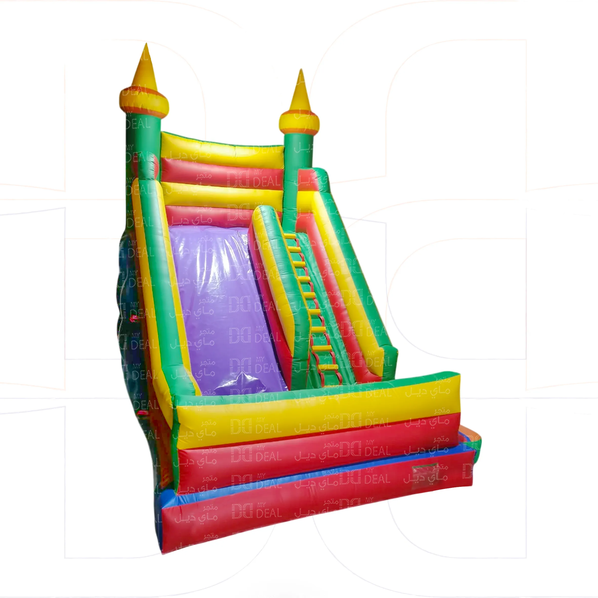 زحليقة مع جدار ونطيطة ودرج جانبي 6*4.50*6 متر