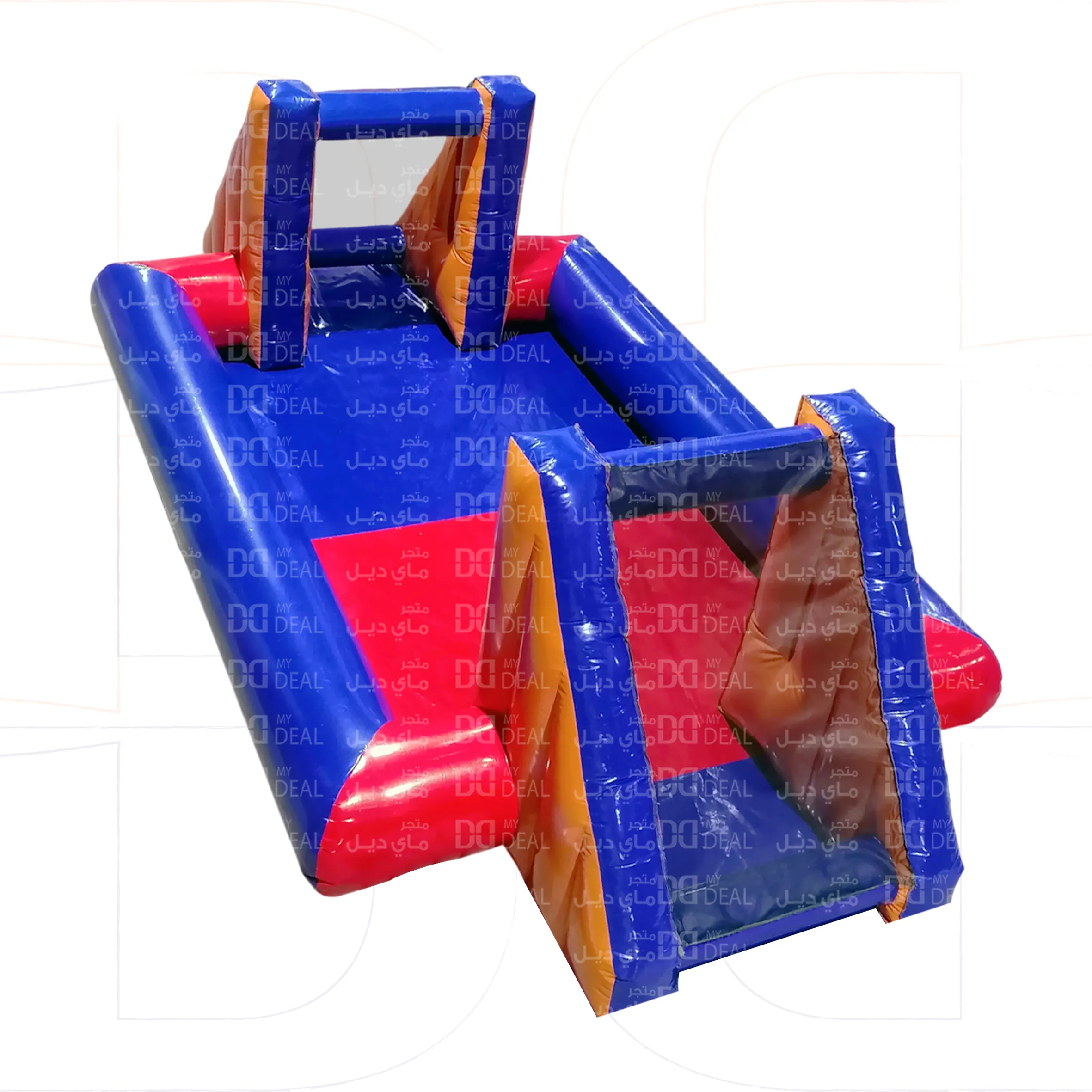 ملعب صابوني لون أزرق وأحمر 6*3 متر