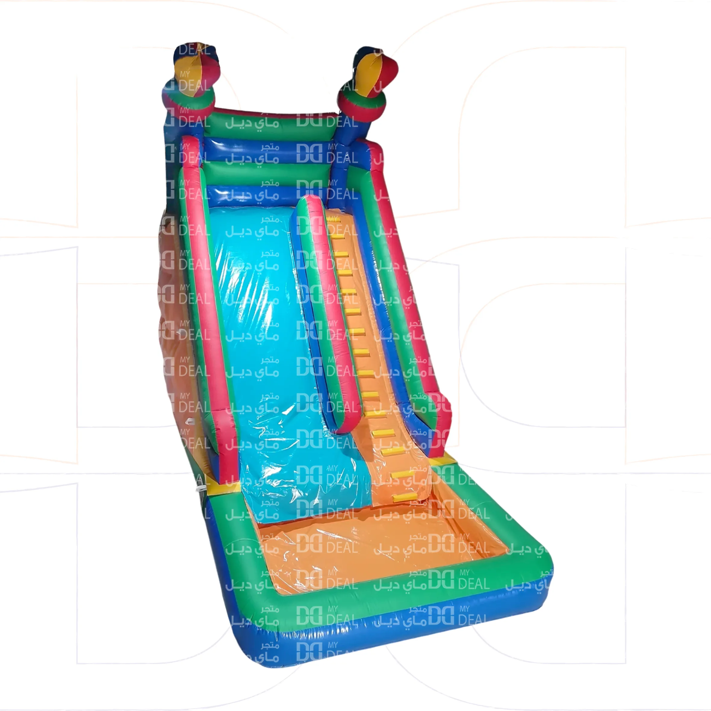 زحليقة مائية مع مسبح وسلم 6 * 4 * 6متر 