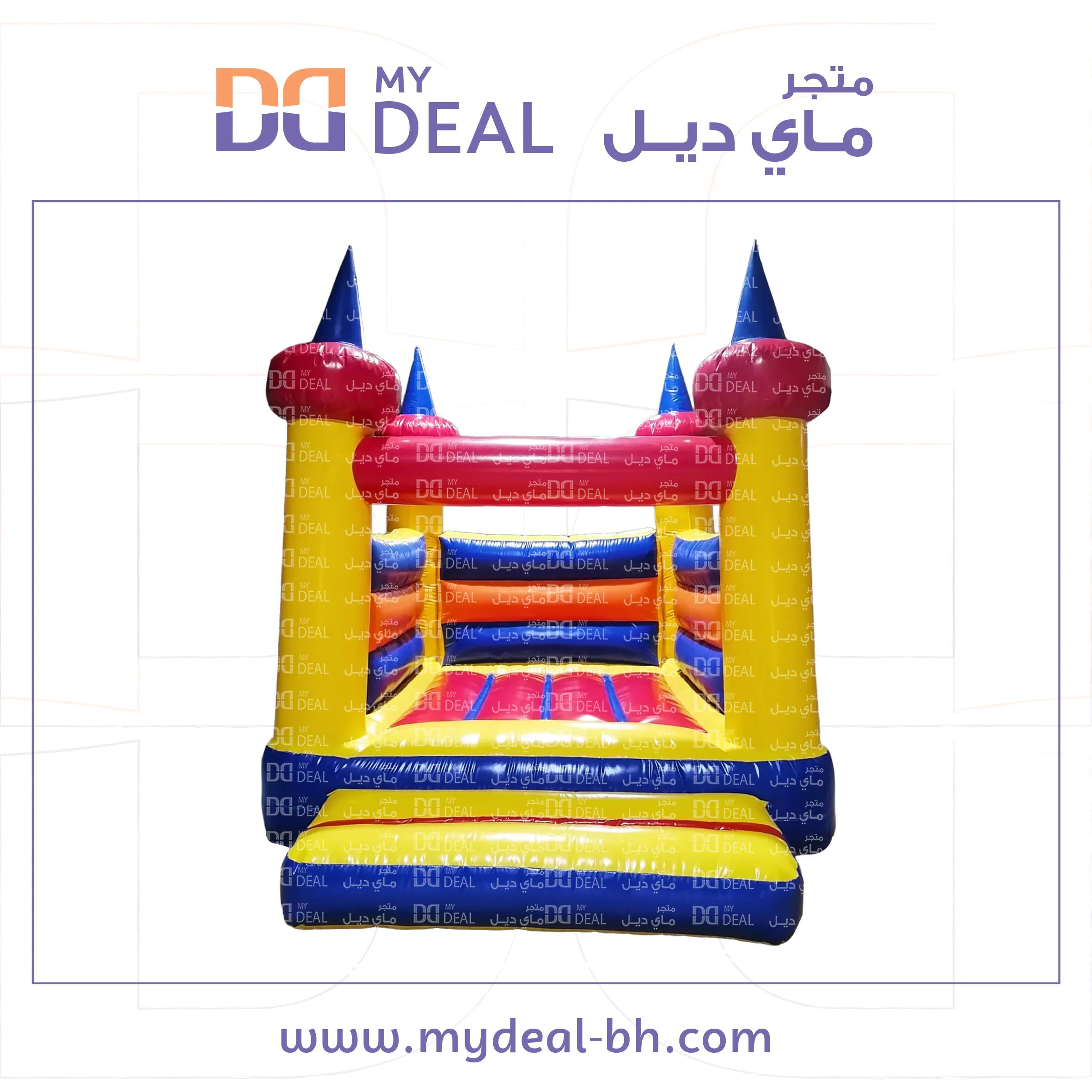 نطيطة هوائية مع درج كبير 3.5*3 متر