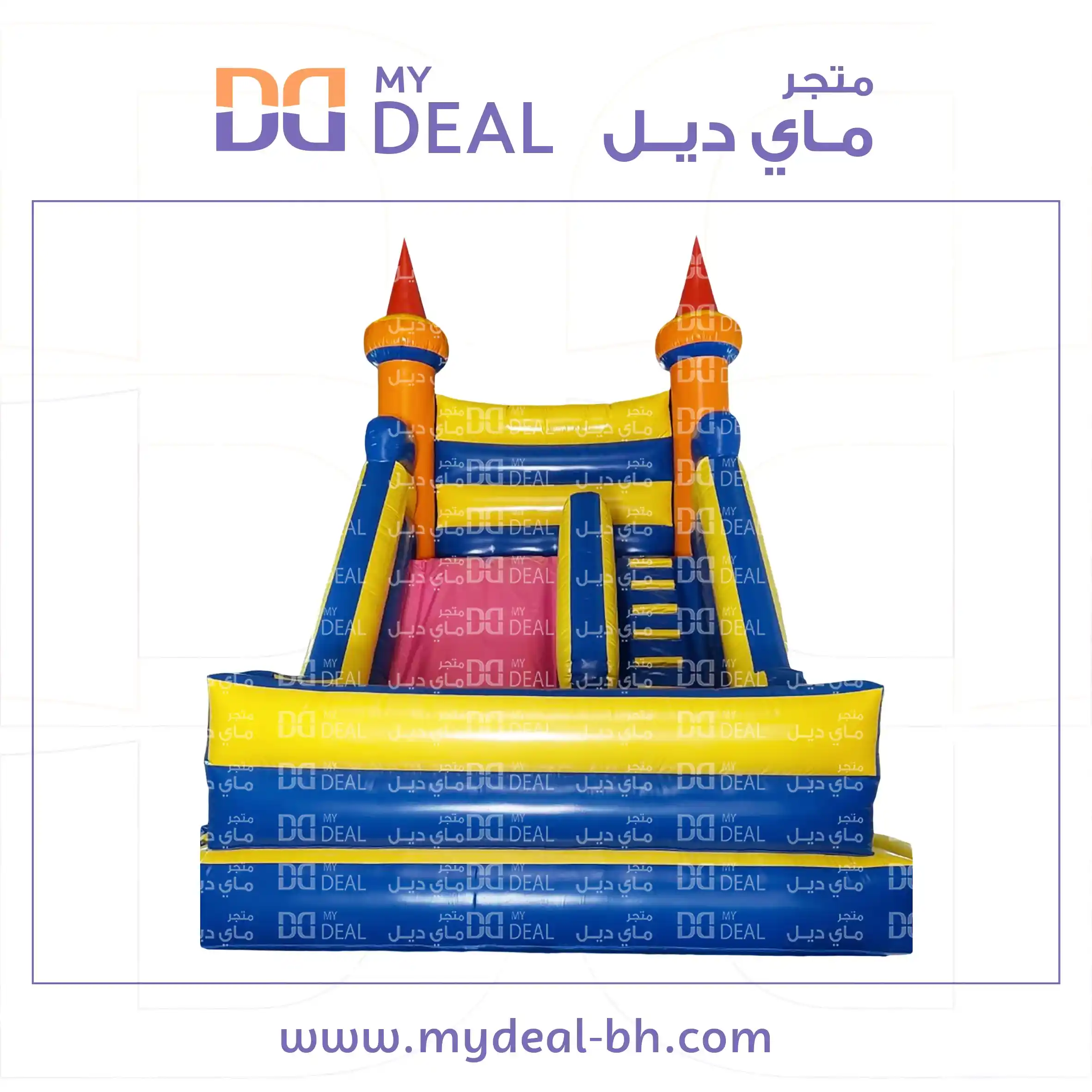 زحليقة مع جدار و بوابة 5.50* 4.50 *5 متر