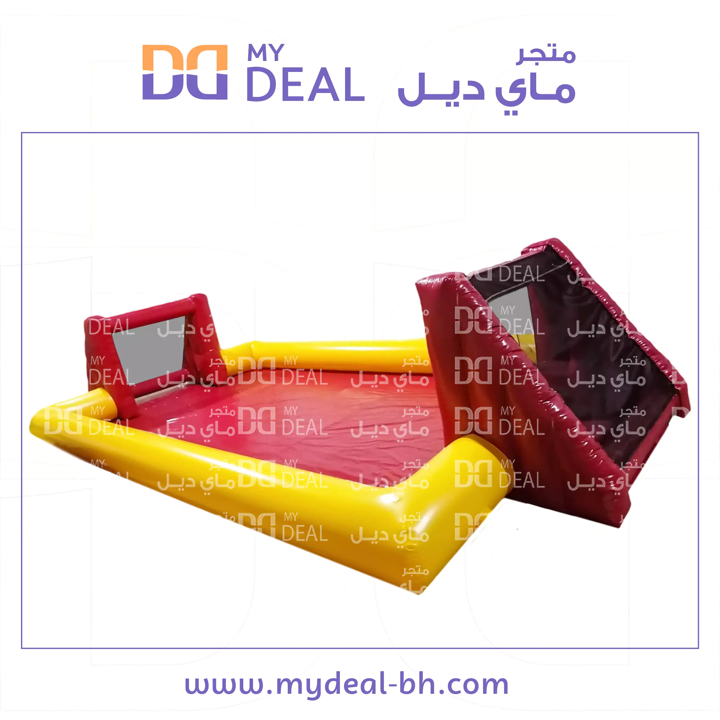 ملعب صابوني الطول ١٠ متر العرض ٥ متر