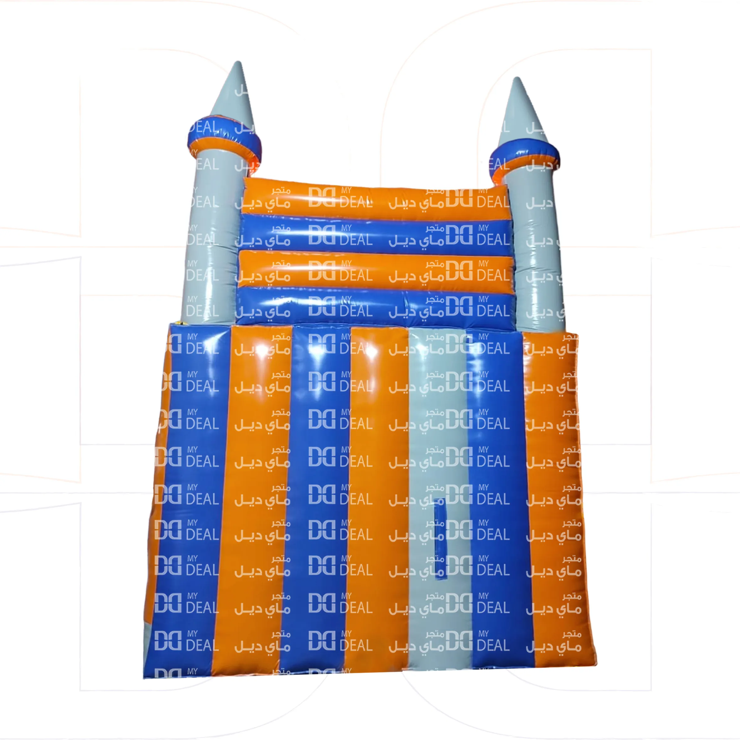 نطيطه زحليقه هوائيه امامية وجدار كبير وبوابة  8*5.50 * 7 متر