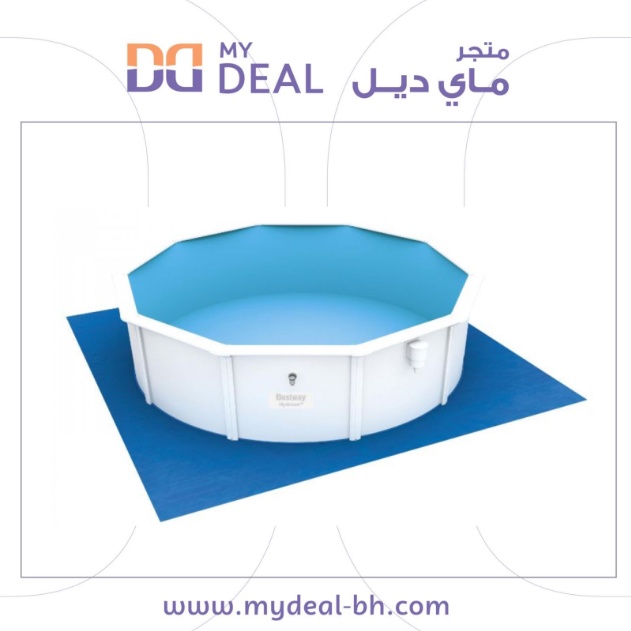 قماش فرشة أرضية أزرق 