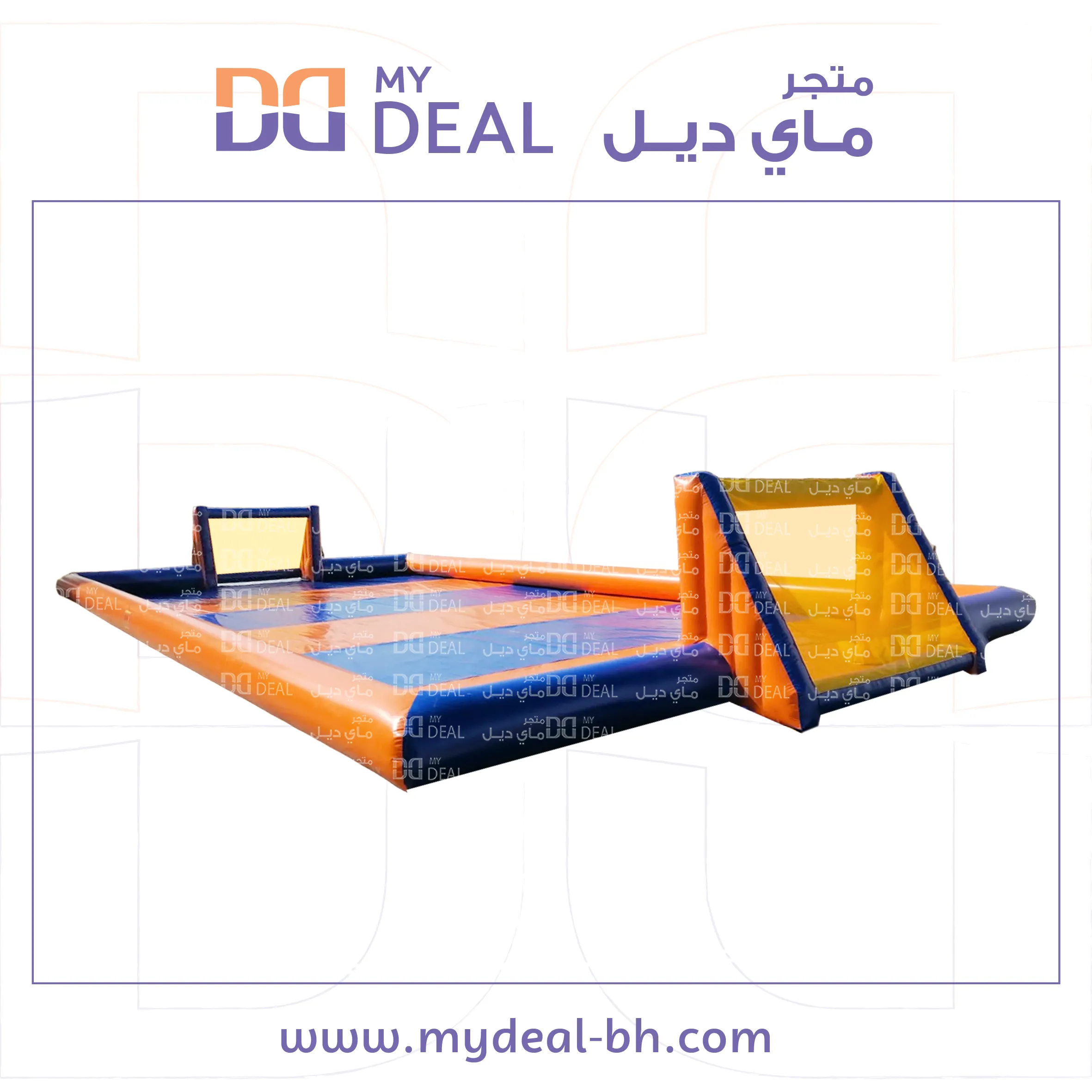ملعب صابوني الطول 20 متر العرض 10 متر