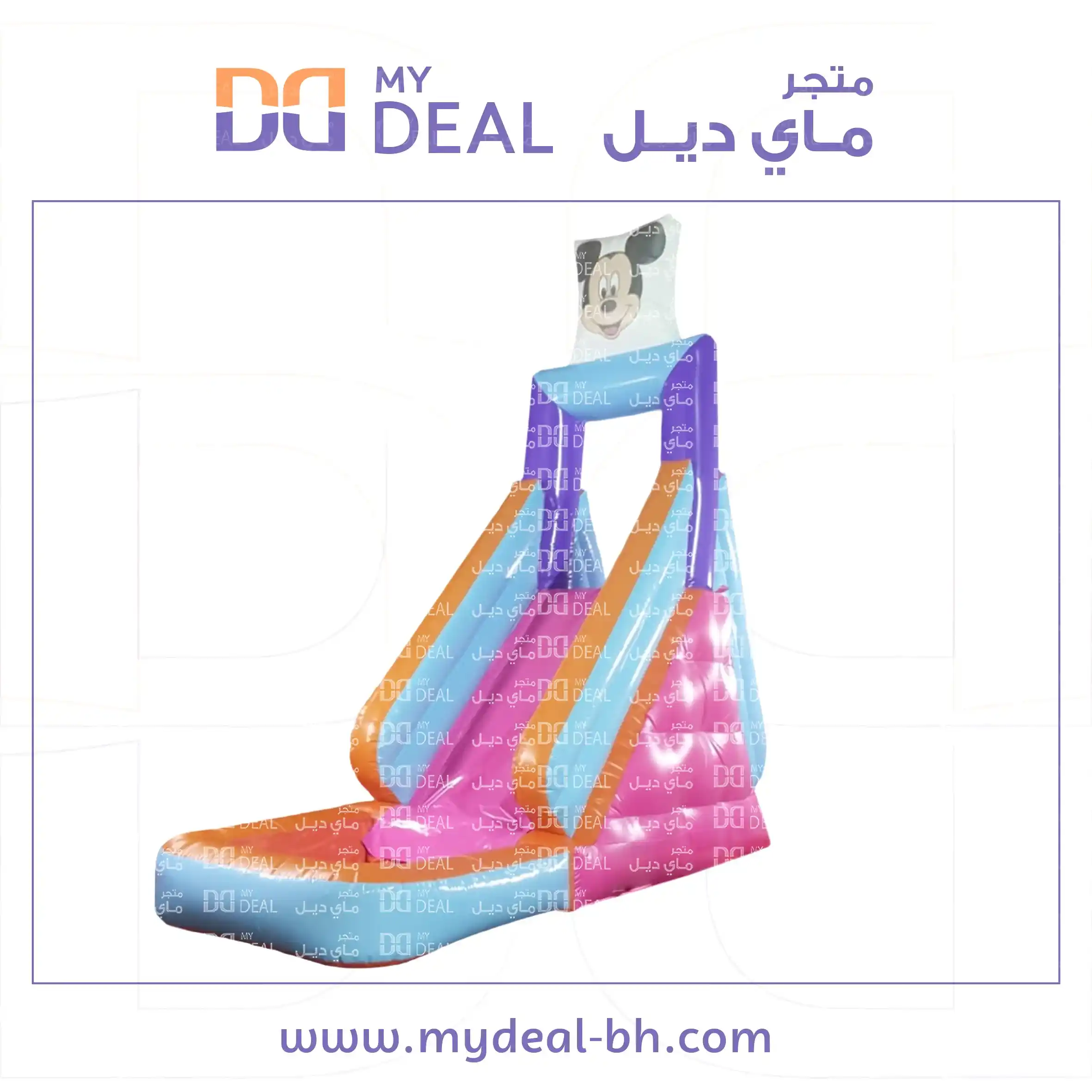 زحليقة مع سلم وحوض مائي طول ٦.٩٠ متر عرض ٢.١٠ متر ارتفاع ٥ متر