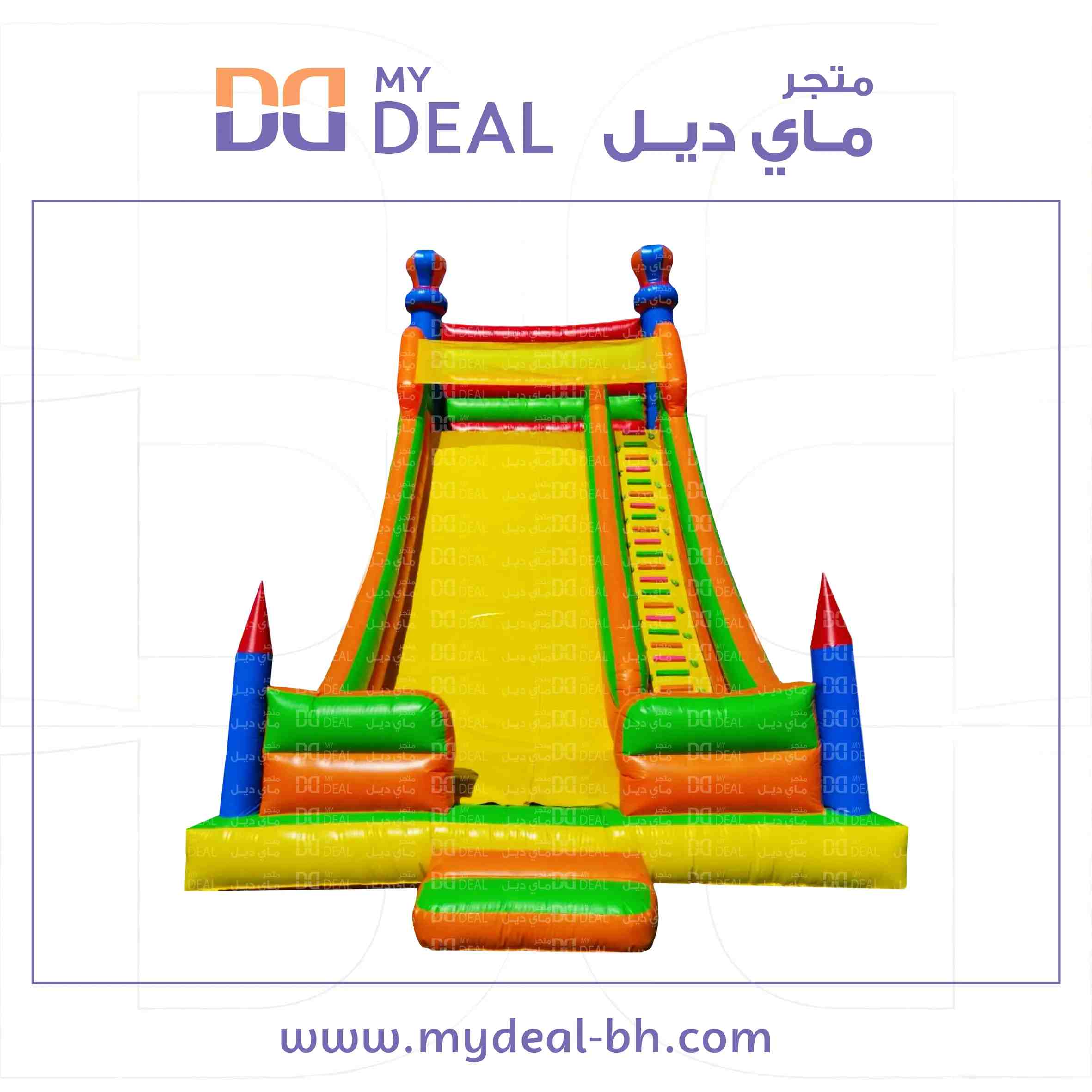 زحليقة مع نطيطة ودرج وبوابة وجدار وسلم 11.70*5.25*10 متر