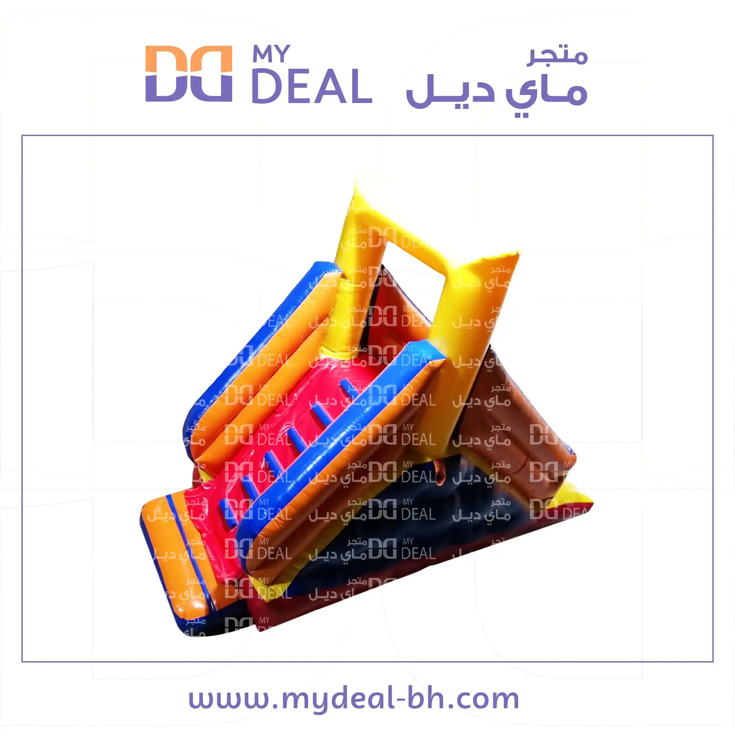 زحليقة هوائية طول 5.70 متر عرض2.10 متر 4 متر مع سلم