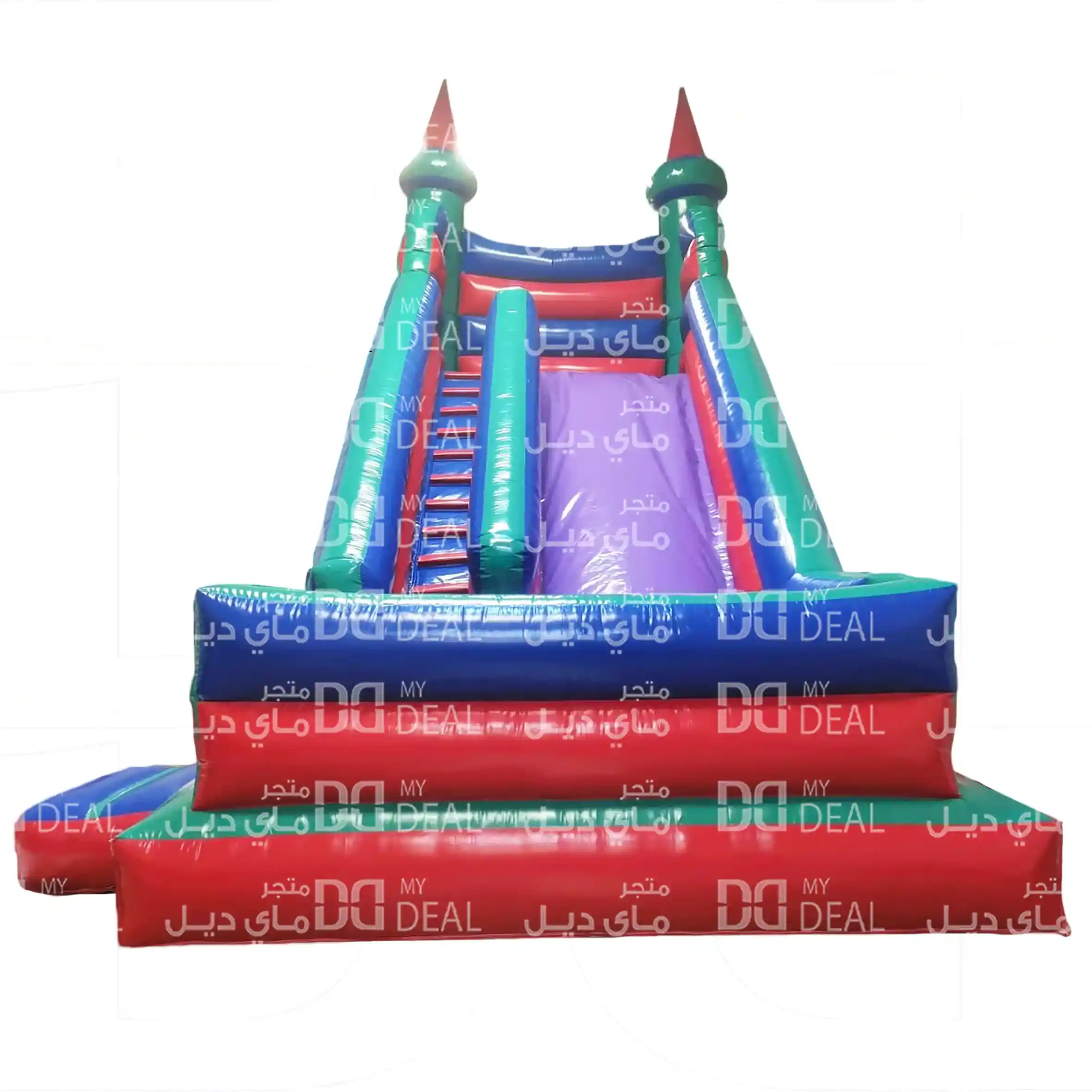 زحليقة مع جدار وبوابة 7*4.5 *7 متر